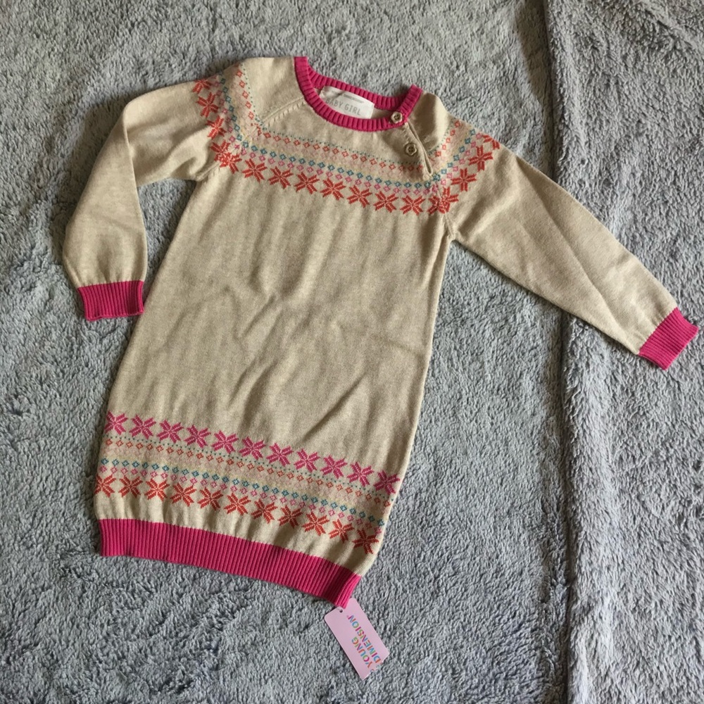 🎉HP🎉 NWT, 24-26m Young Dimension sweater dress